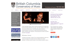 Desktop Screenshot of bccmusic.ca