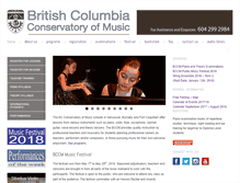 Tablet Screenshot of bccmusic.ca